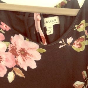 Floral off the shoulder blouse